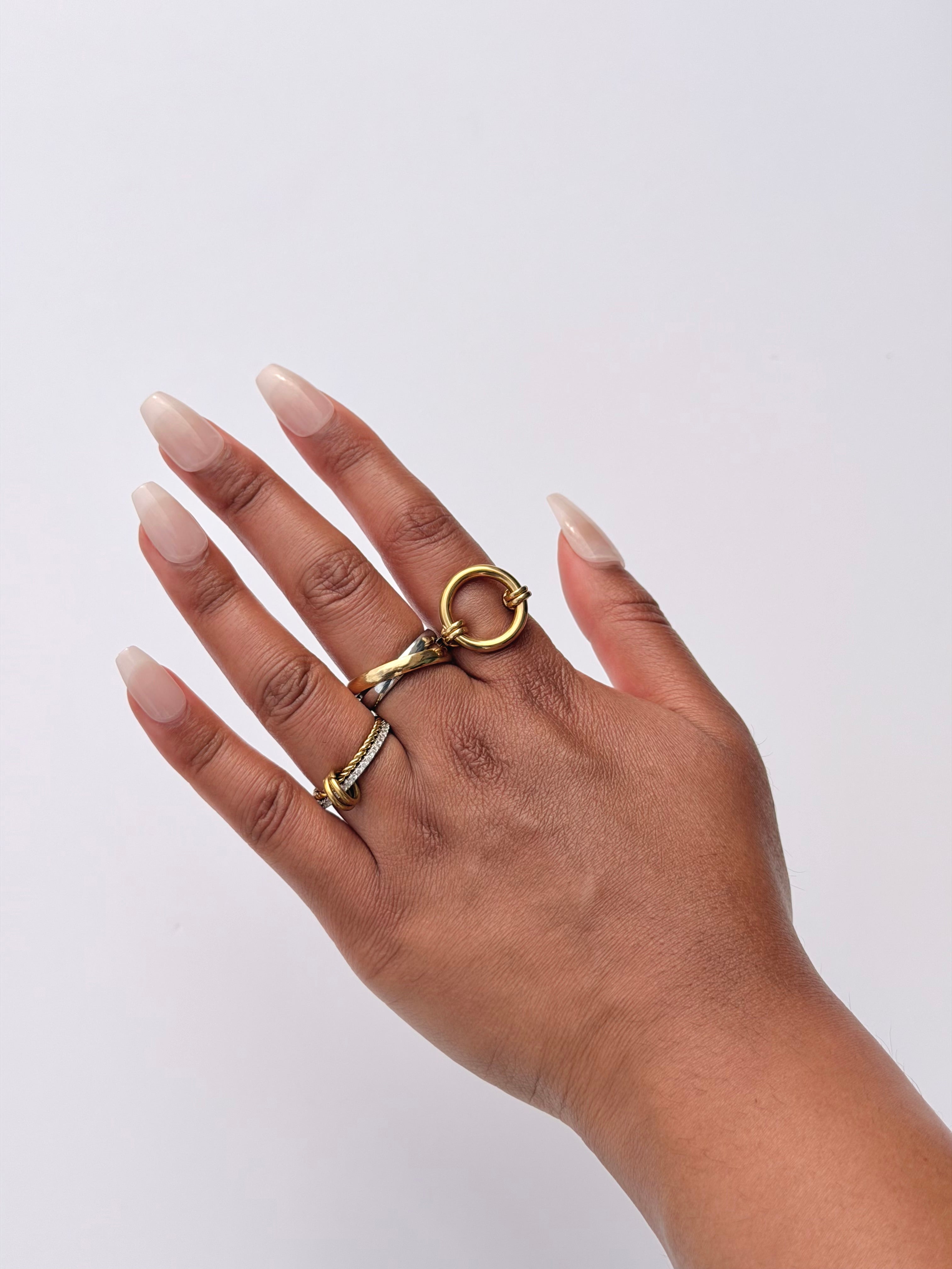 Over It Spinner Ring for Anxiety  Calming Fidget Jewelry