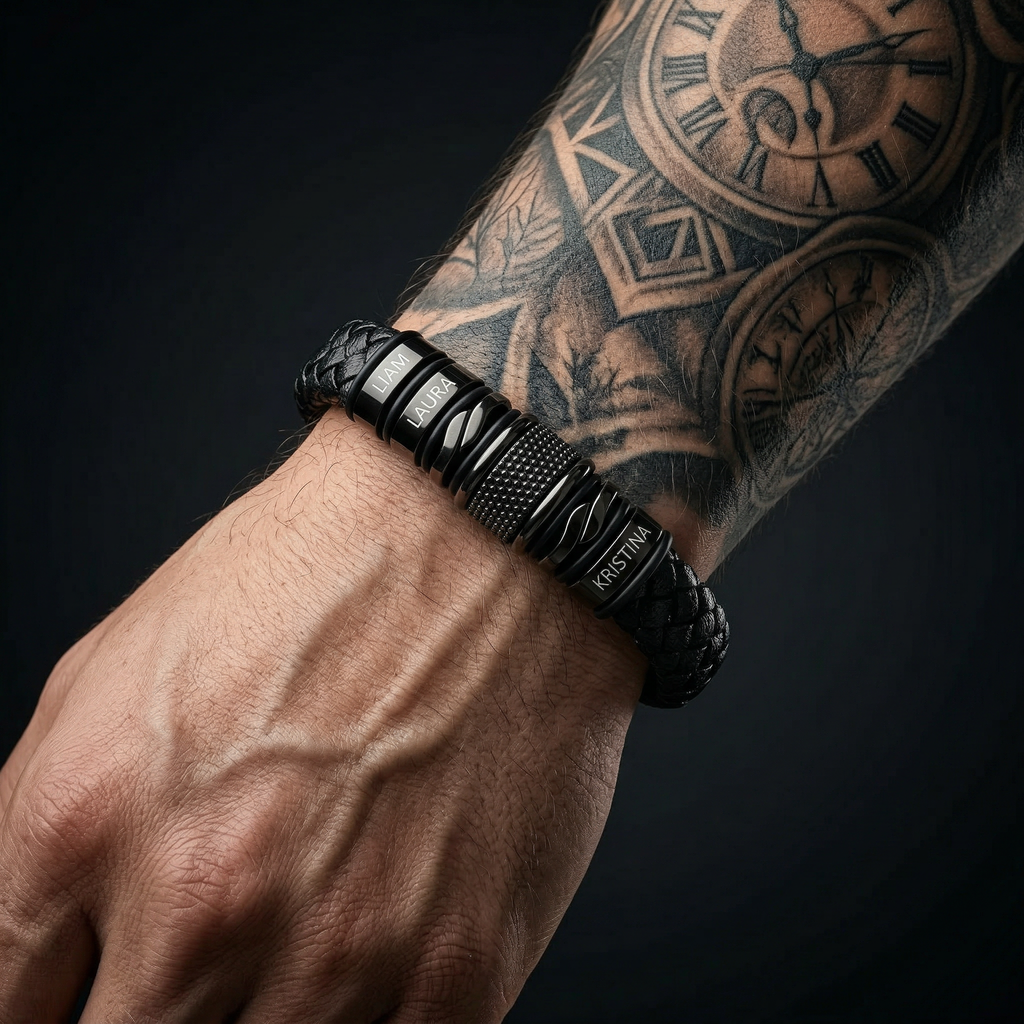 Black Bracelet - Sleek, Everyday Accessory