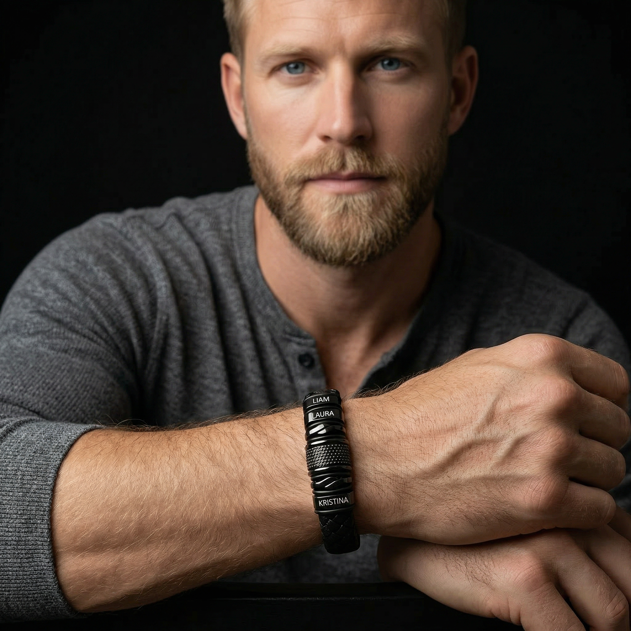 Black Bracelet - Sleek, Everyday Accessory