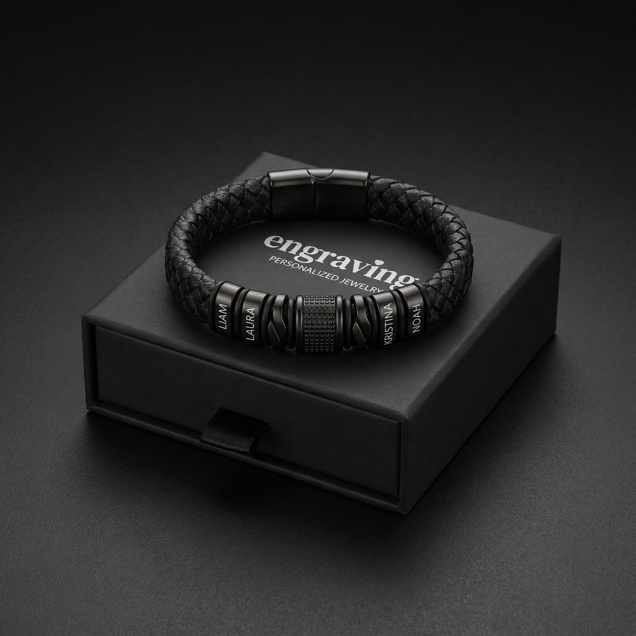 Black Bracelet - Sleek, Everyday Accessory