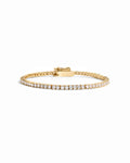 Elegant Tennis Bracelet with Secure Latch Closure