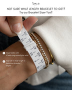 Elegant Tennis Bracelet with Secure Latch Closure